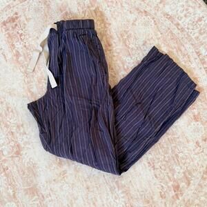 Old Navy Navy Pinstripe Lounge Pants